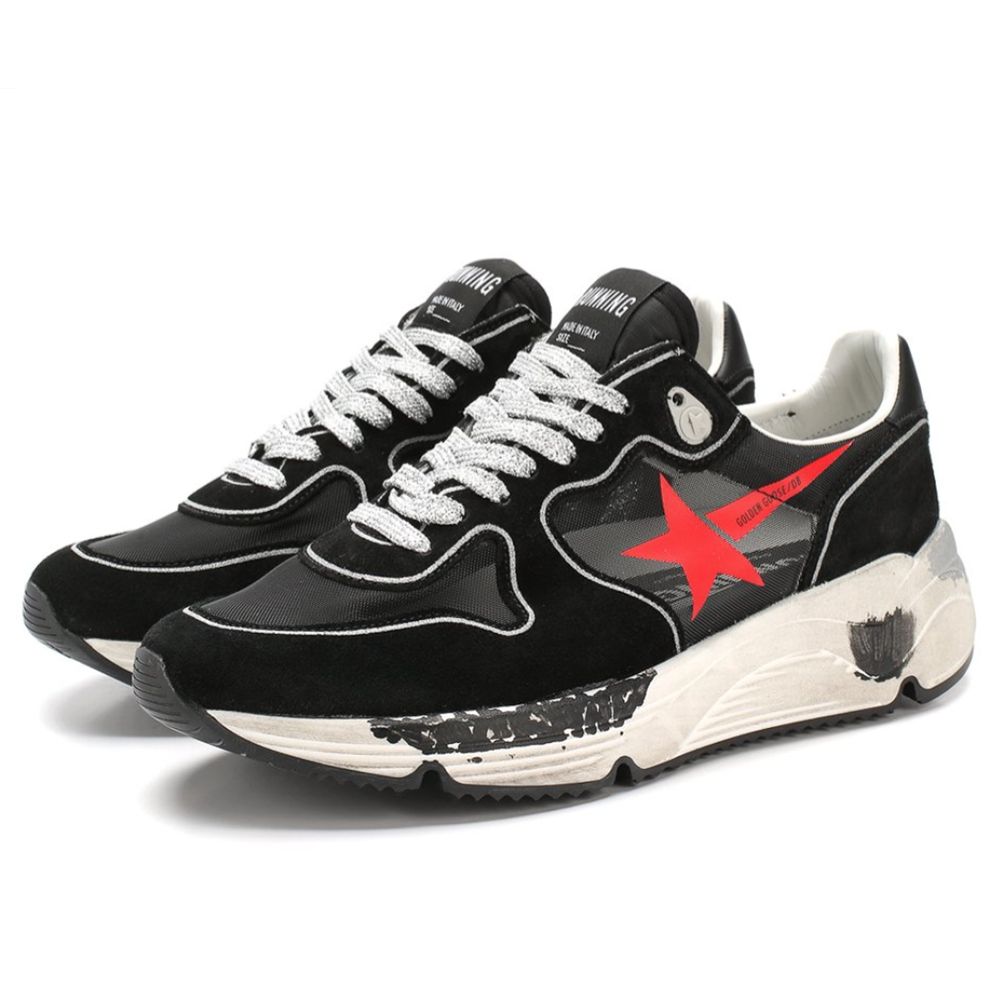 Golden Goose – Sneaker aus schwarzem Kalbsleder