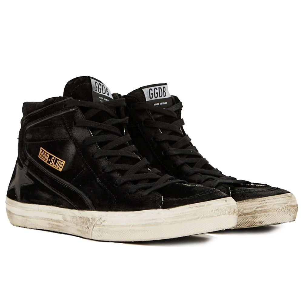 Golden Goose – Sneaker aus schwarzem Kalbsleder