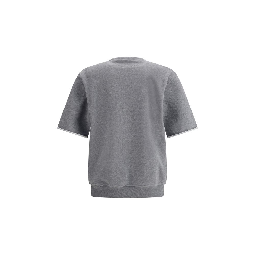 Sweat-shirt à manches courtes Brunello Cucinelli