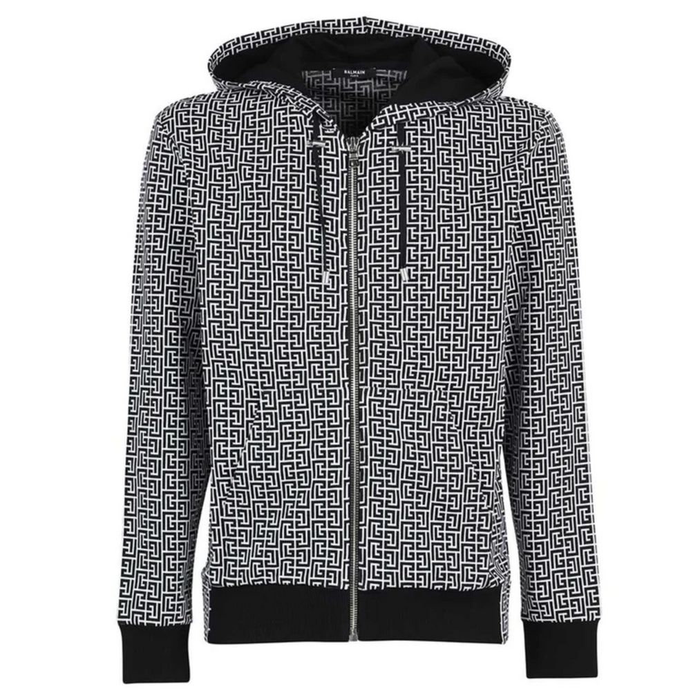 Pull en coton noir Balmain