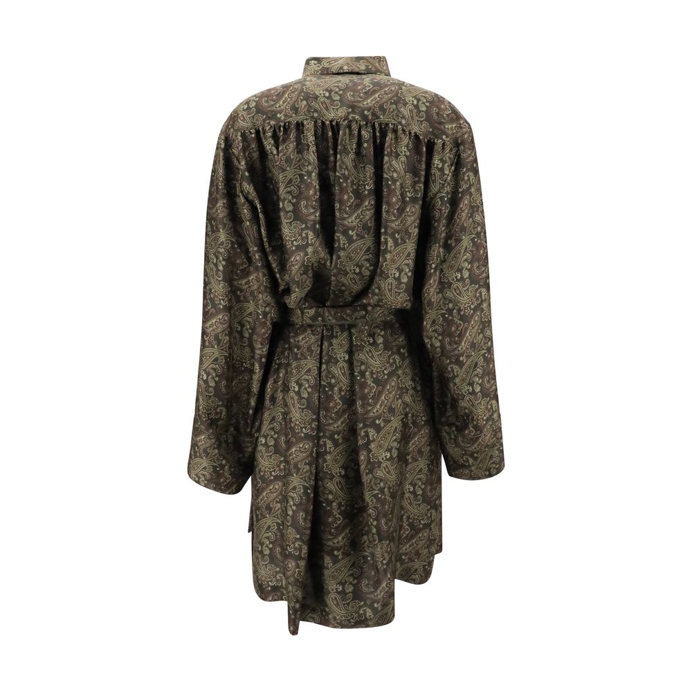 Kurzes Lavallière-Kleid von Saint Laurent