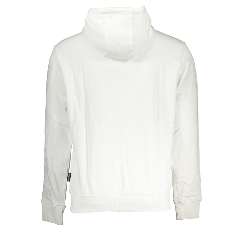 Pull à capuche en coton blanc élégant Napapijri