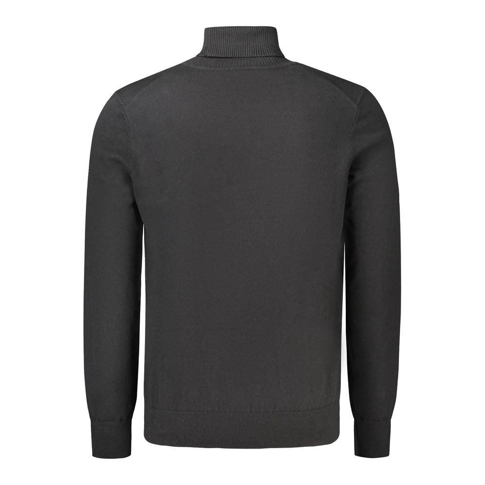 Pull en laine noire Hugo Boss pour homme