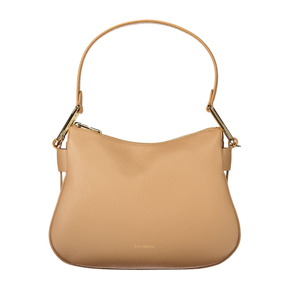 Coccinelle Braune Leder Damen Handtasche