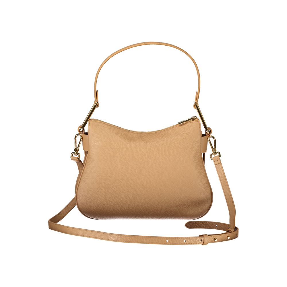 Coccinelle Braune Leder Damen Handtasche