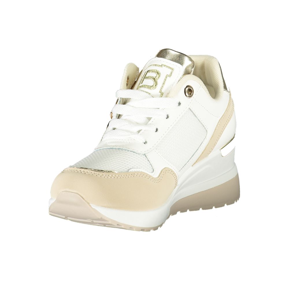 Baskets Laura Biagiotti en polyester beige pour femme