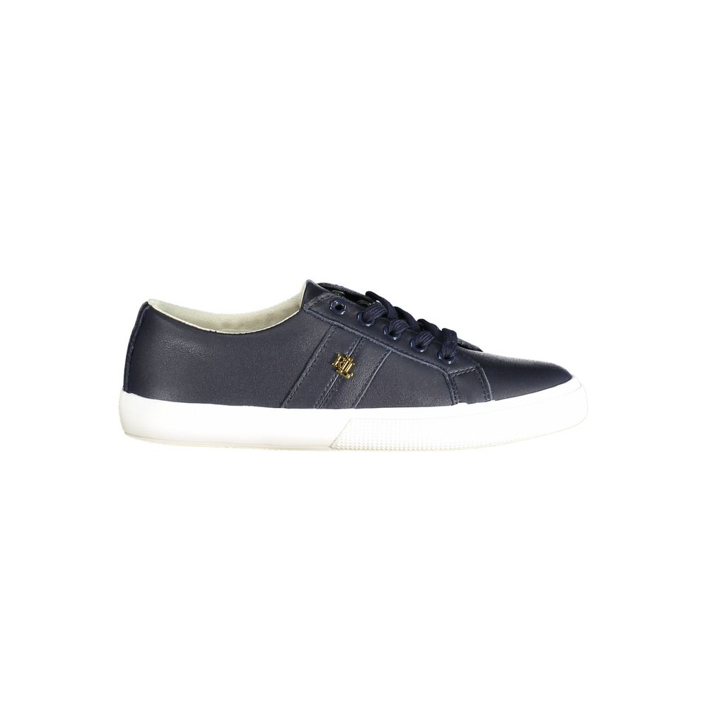 Baskets en cuir bleu pour femme de Ralph Lauren