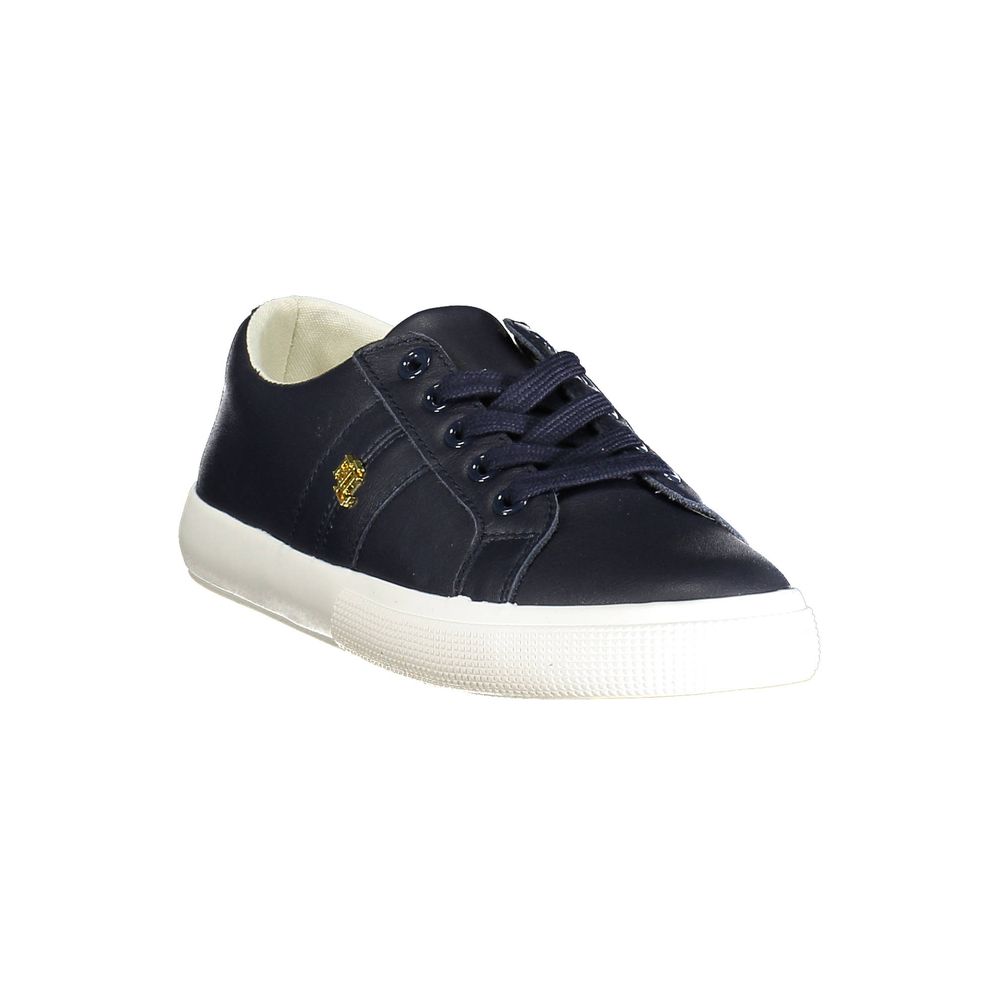 Baskets en cuir bleu pour femme de Ralph Lauren
