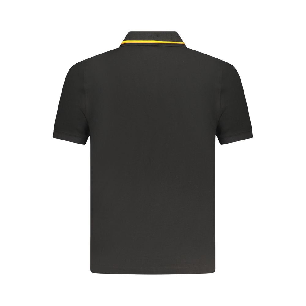 Polo en coton noir K-WAY