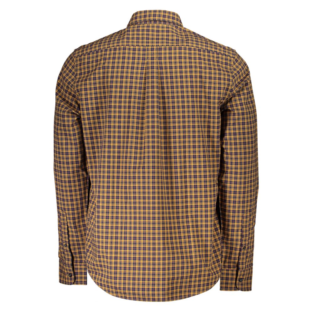 Chemise en coton jaune Timberland