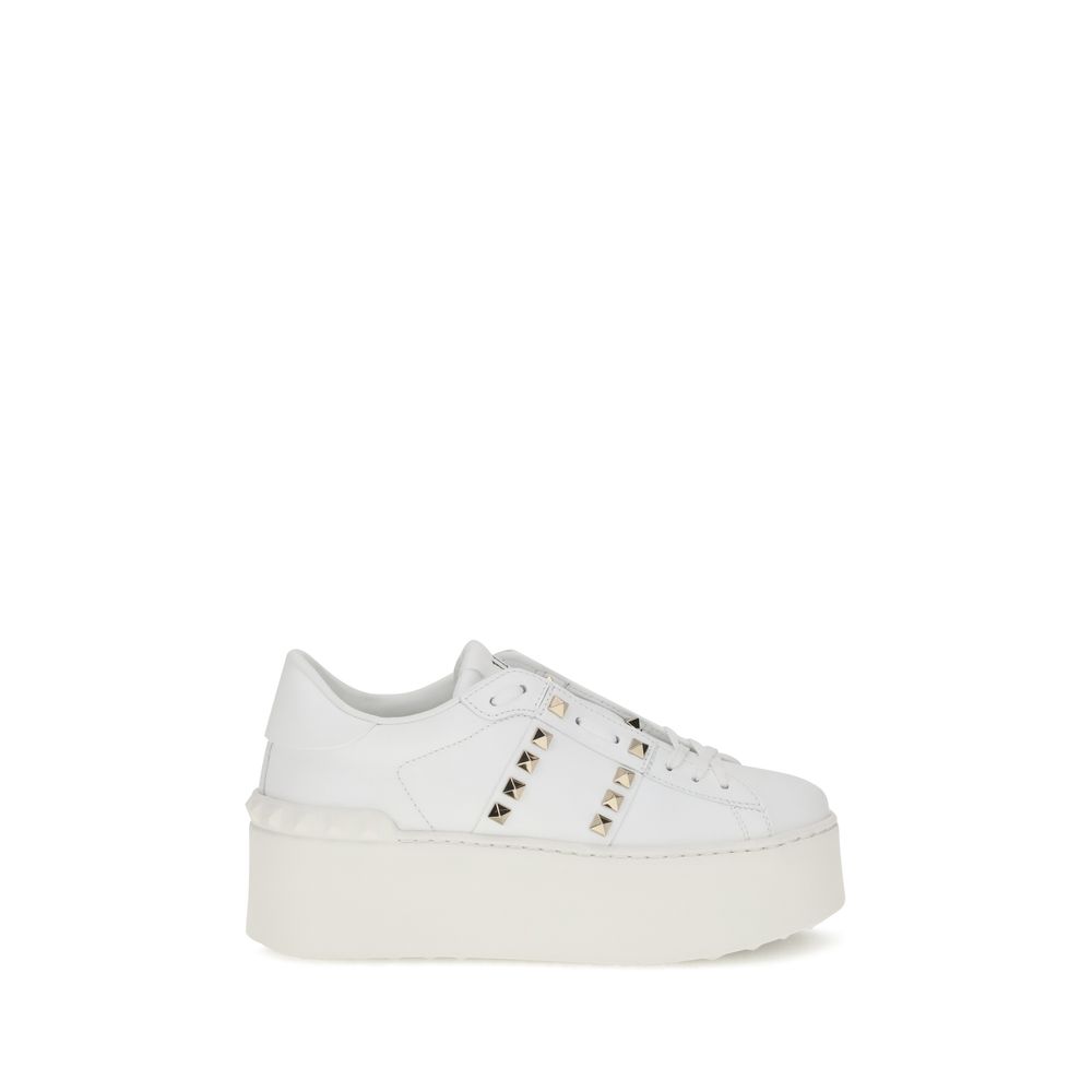 Valentino Garavani Rockstud Untitled Flatform-Sneakers