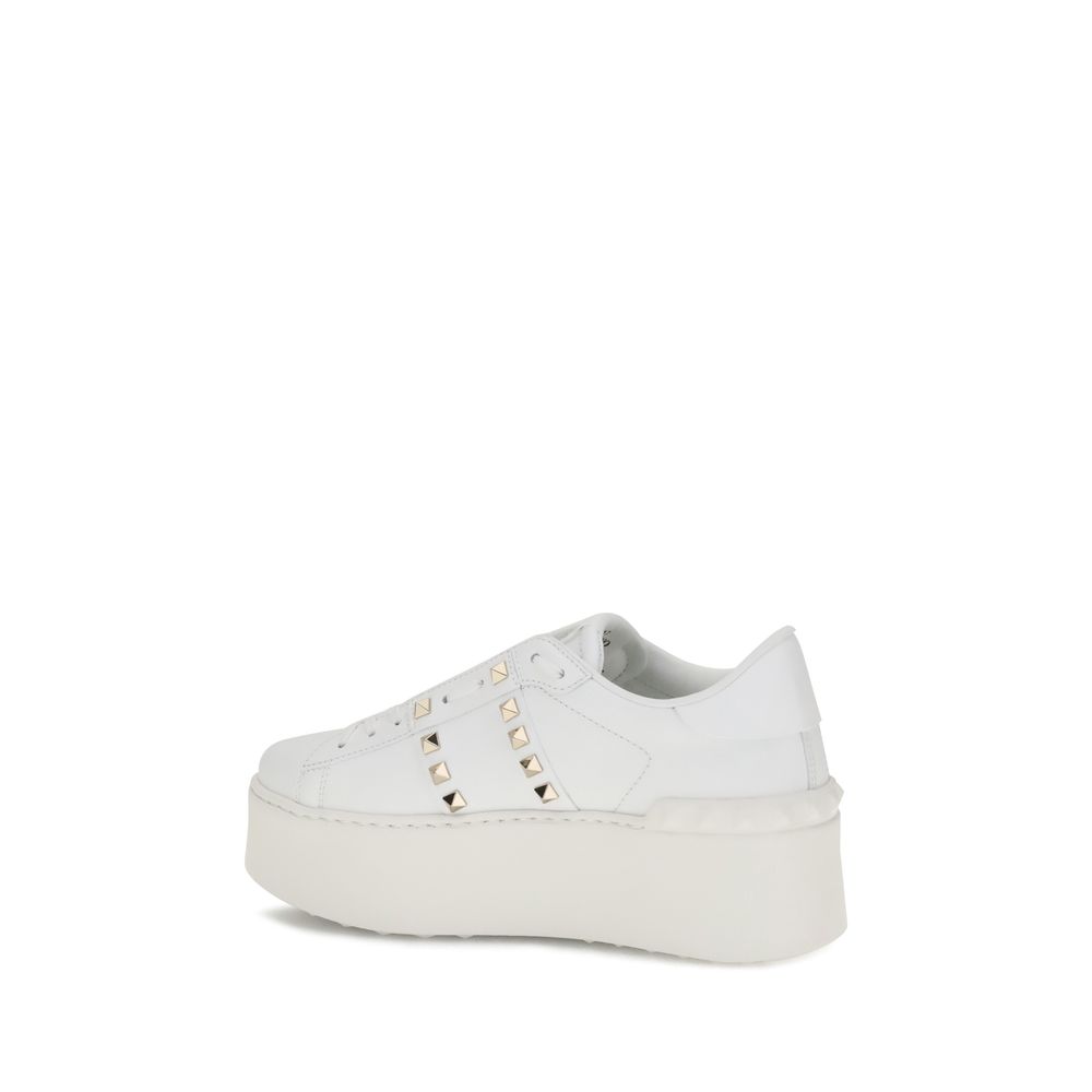 Valentino Garavani Rockstud Untitled Flatform-Sneakers
