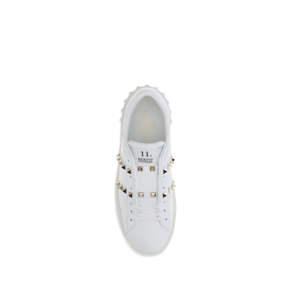 Valentino Garavani Rockstud Untitled Flatform-Sneakers