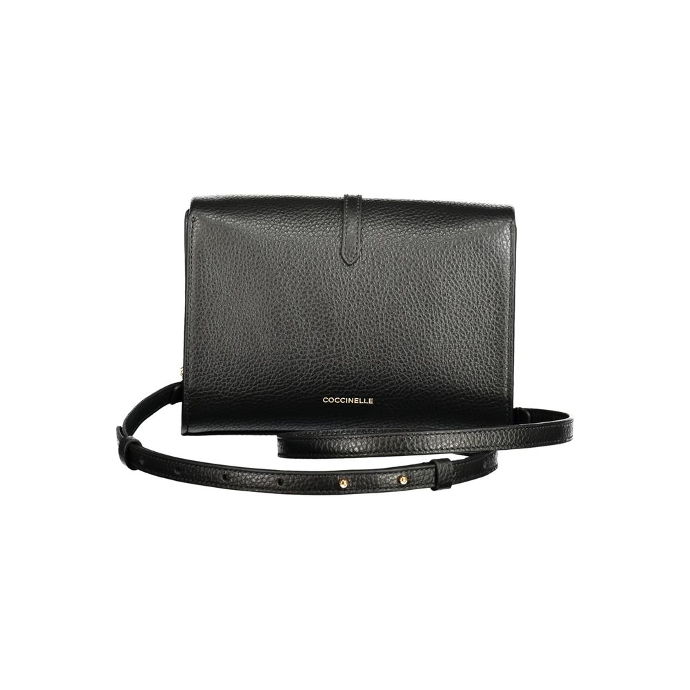 Coccinelle Schwarze Lederhandtasche