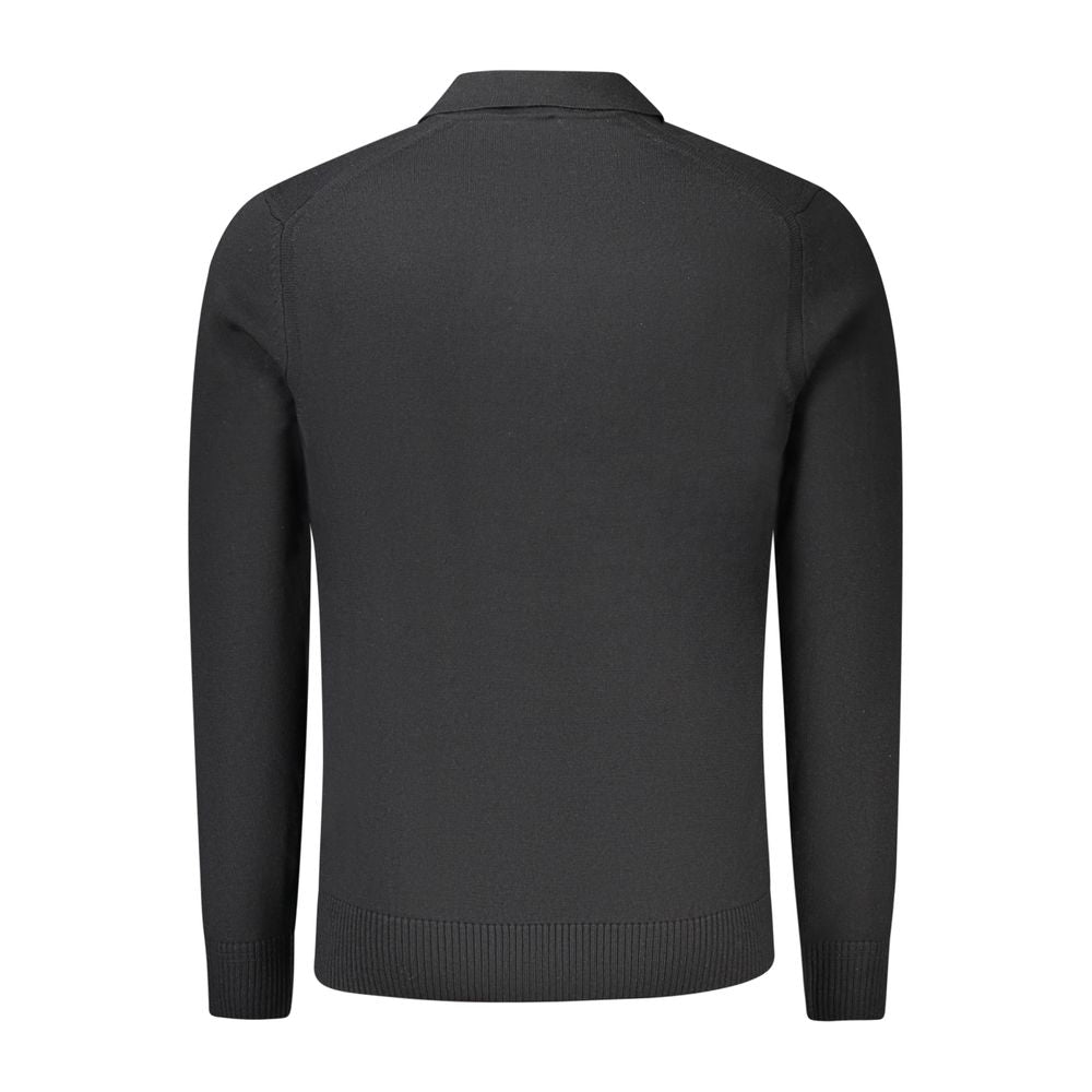 Pull en laine noire Hugo Boss pour homme
