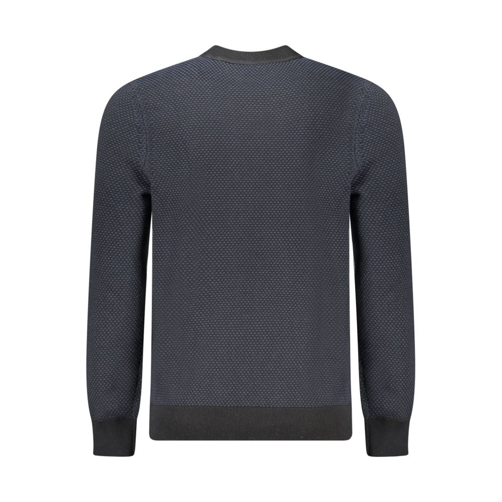 Pull en coton noir Hugo Boss pour homme