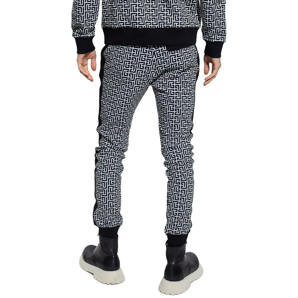 Jean et pantalon en coton noir Balmain
