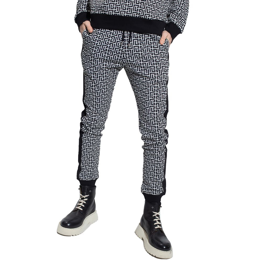 Jean et pantalon en coton noir Balmain