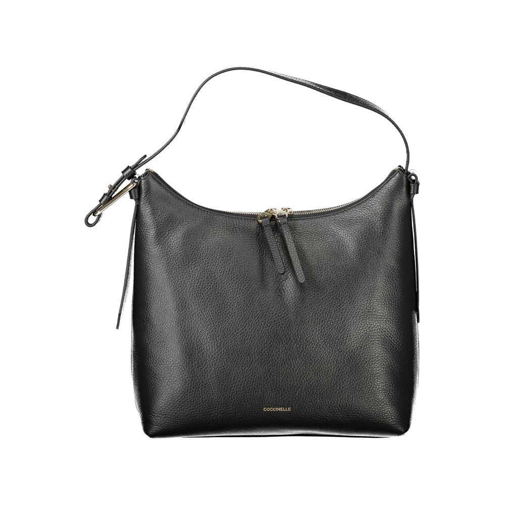 Sac à main noir en cuir pour femme