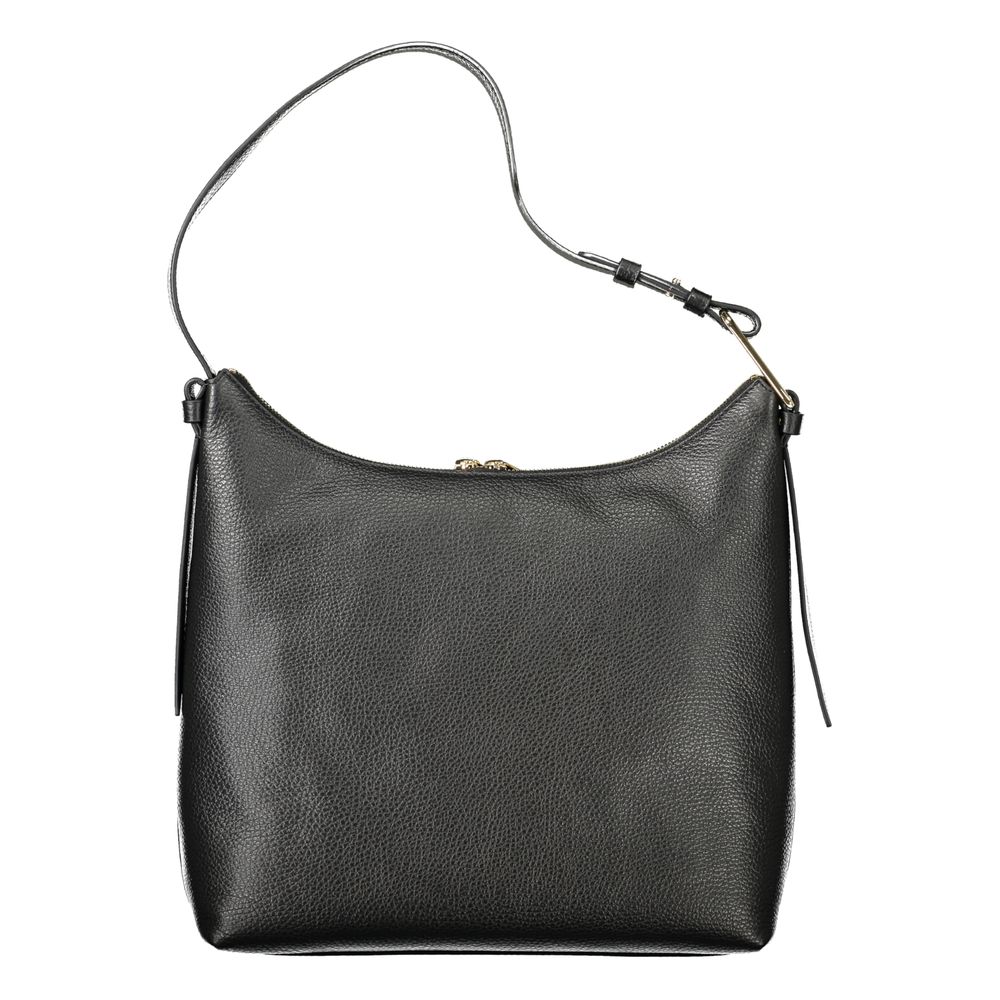 Sac à main noir en cuir pour femme