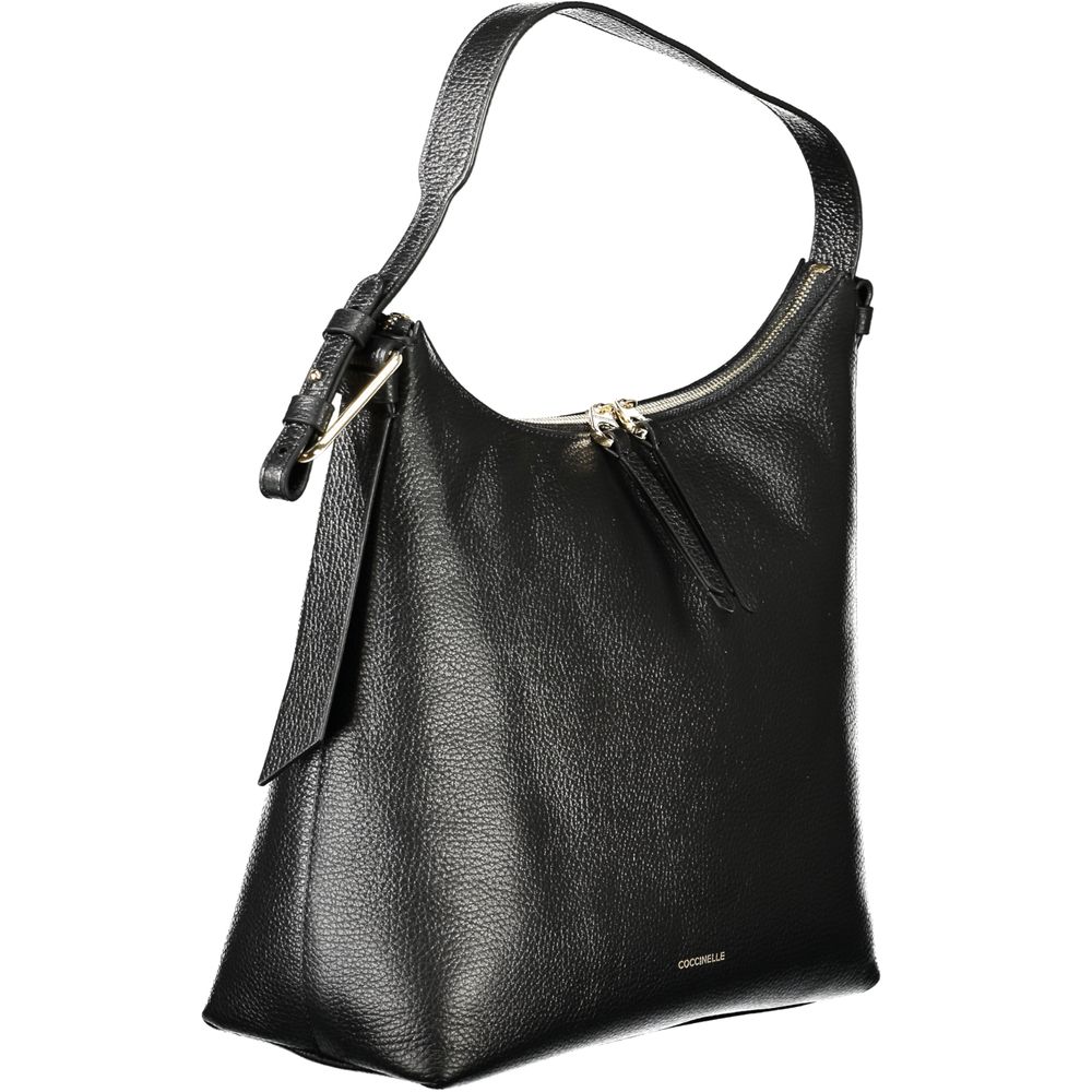 Coccinelle Schwarze Leder Damen Handtasche