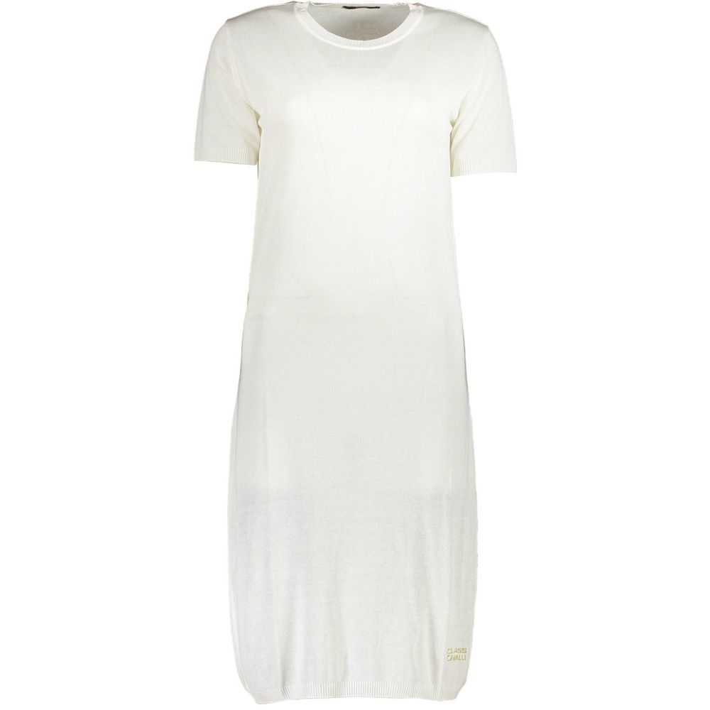 Robe Cavalli Class en viscose blanche pour femme