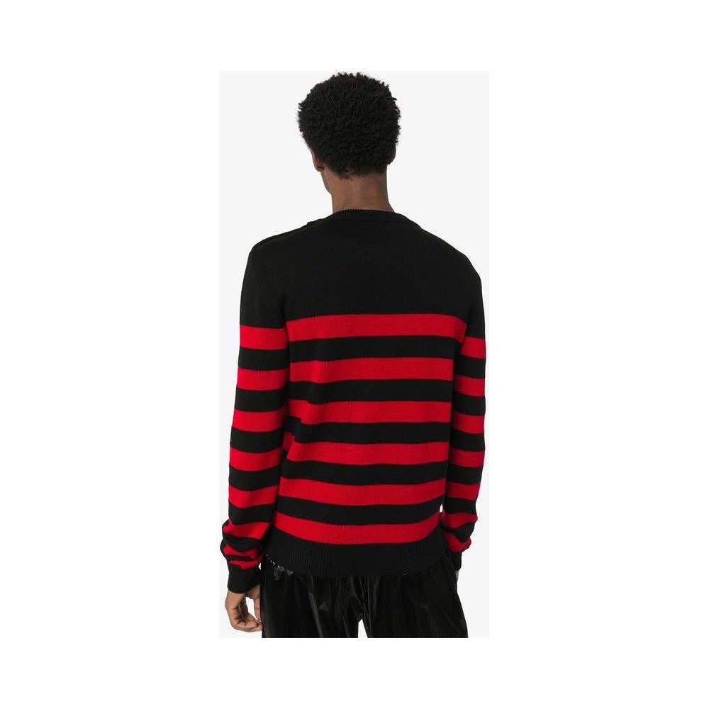 Pull en laine noire Balmain