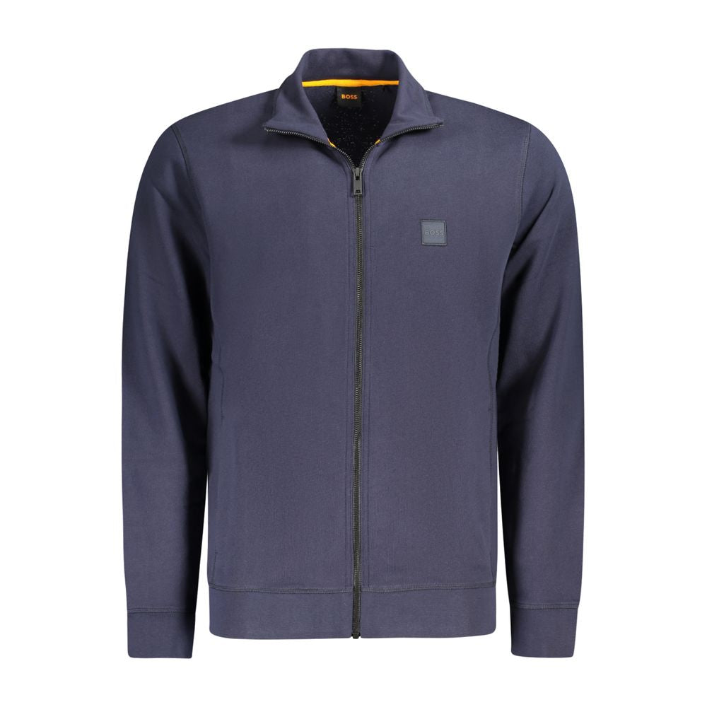 Pull en coton bleu Hugo Boss