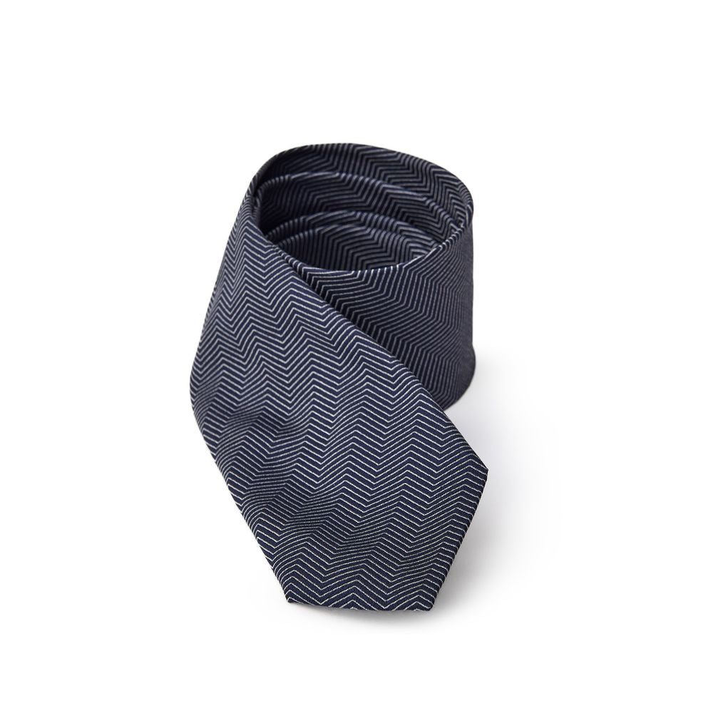 Jil Sander Blaue Seidenkrawatten & Fliegen