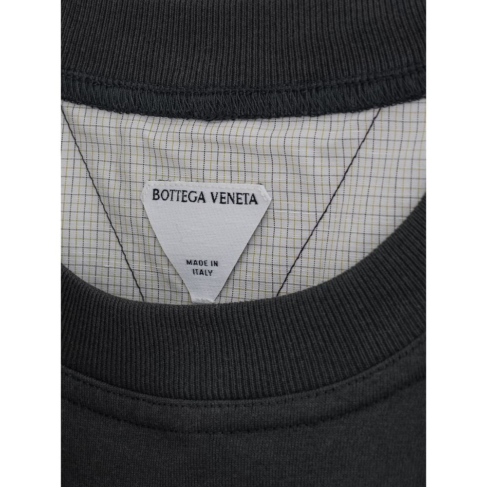 Bottega Veneta Graues Baumwoll-T-Shirt