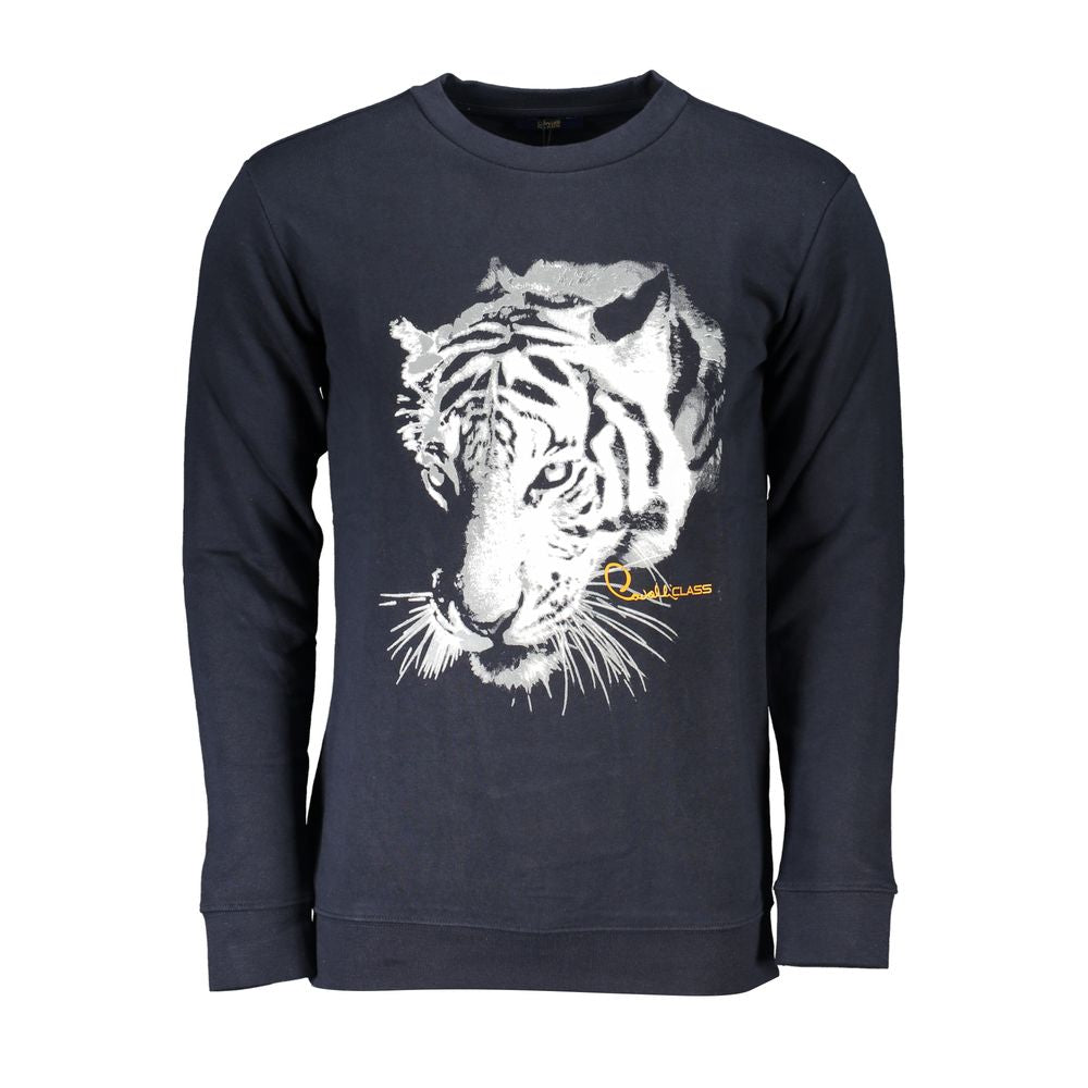Pull en coton bleu Cavalli Class