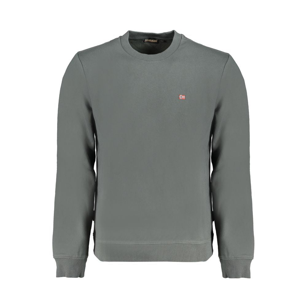 Pull en coton vert Napapijri