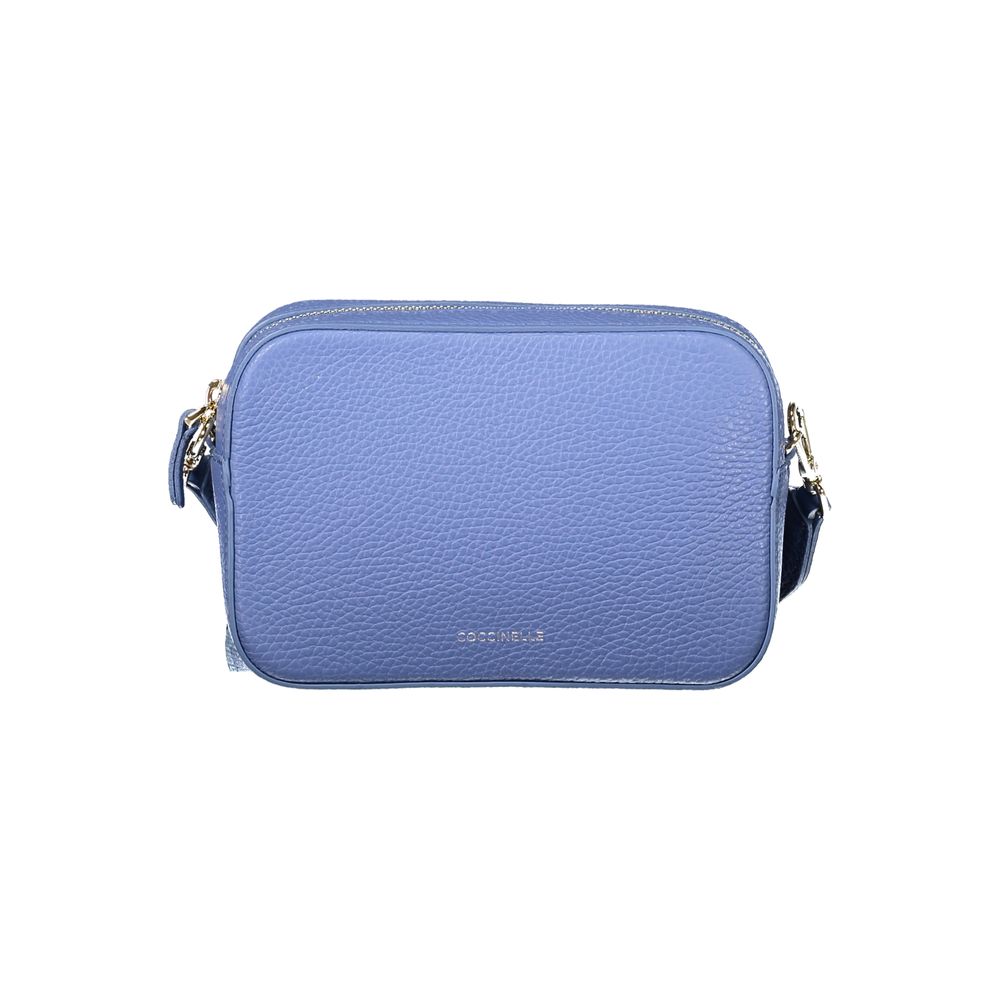 Sac à main Coccinelle en cuir bleu clair pour femme