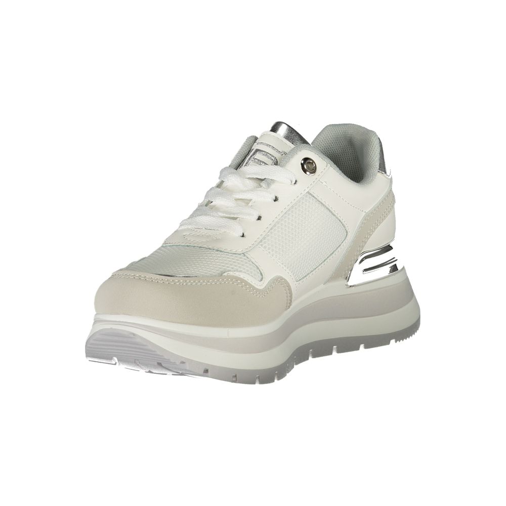 Laura Biagiotti Weiße Polyester Damen Sneaker