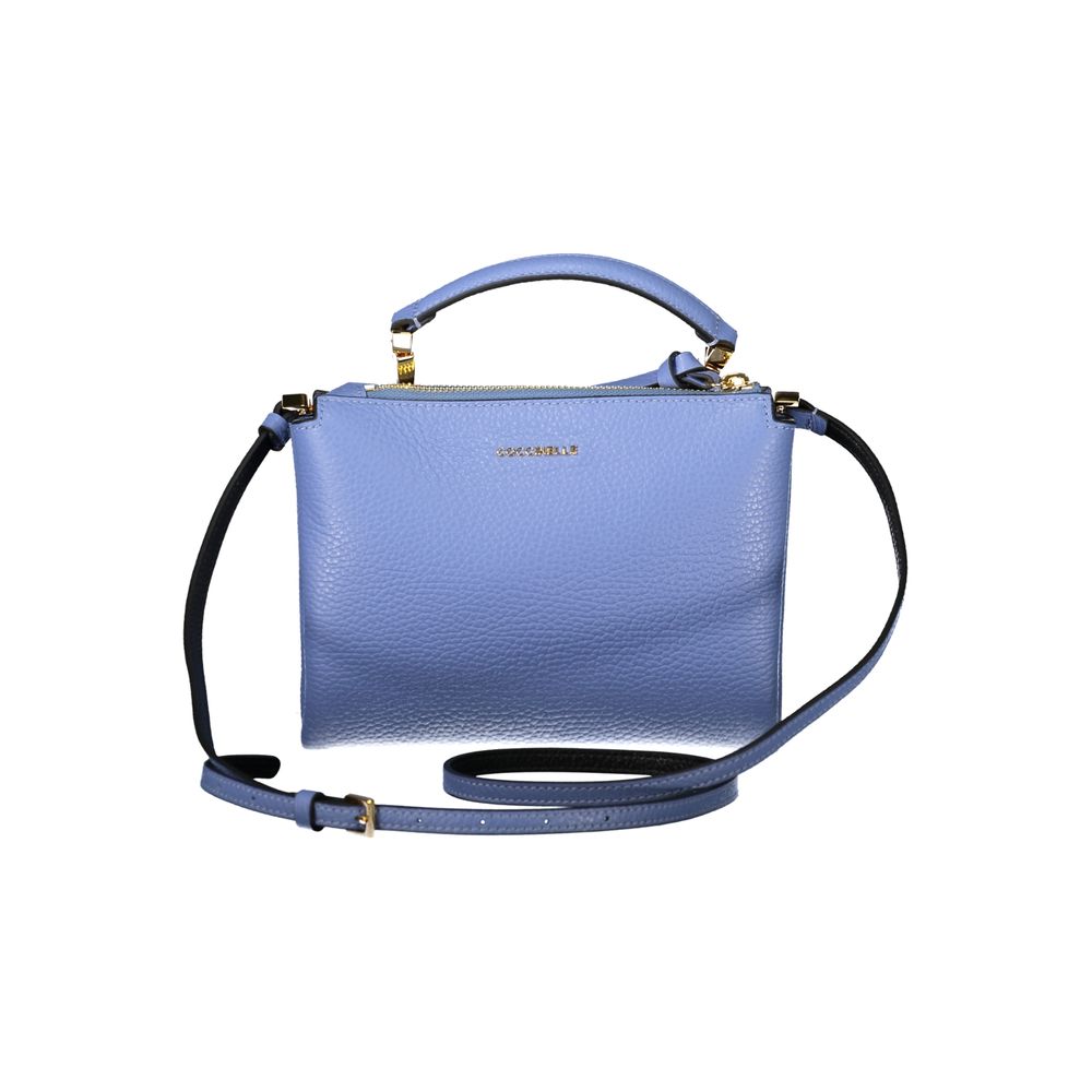 Sac à main Coccinelle en cuir bleu clair pour femme