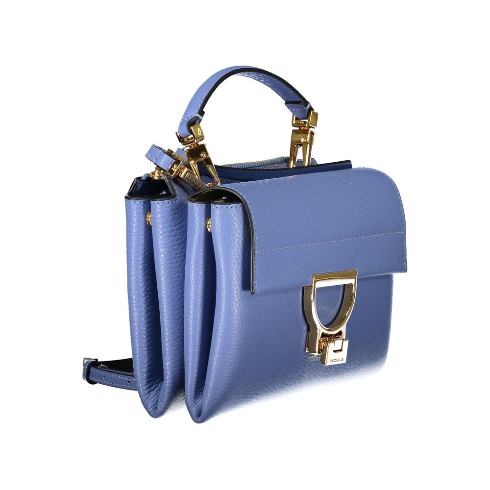 Sac à main Coccinelle en cuir bleu clair pour femme