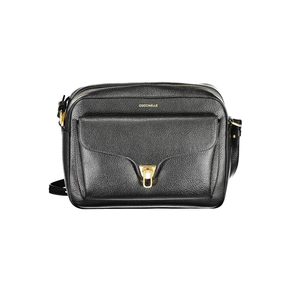 Sac à main Coccinelle en cuir noir pour femme