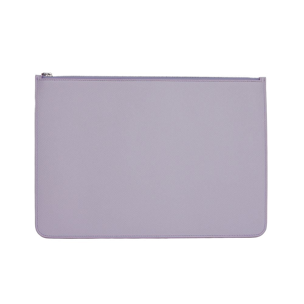 Maison Margiela – Lila Clutch aus Kalbsleder