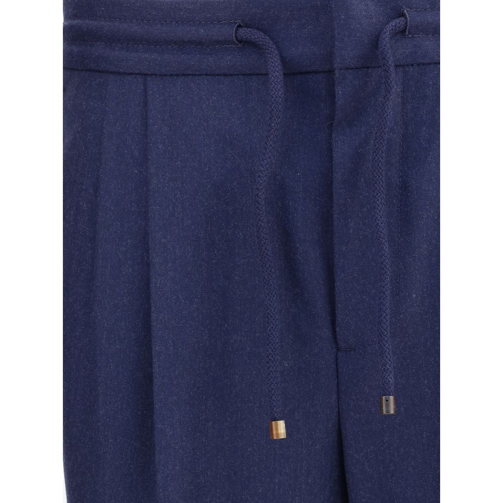 Brunello Cucinelli Pantalon en laine vierge