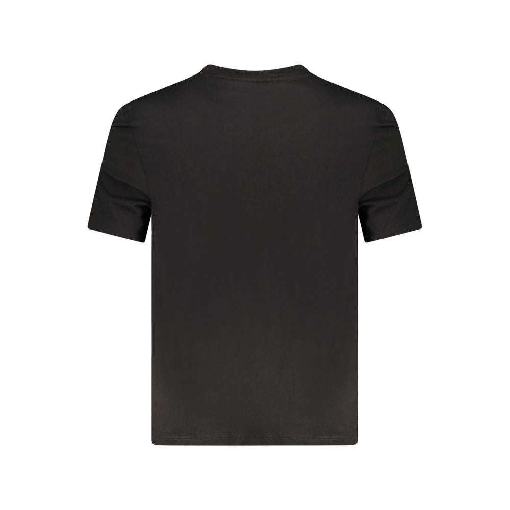 Hugo Boss Schwarzes Baumwoll-T-Shirt für Herren