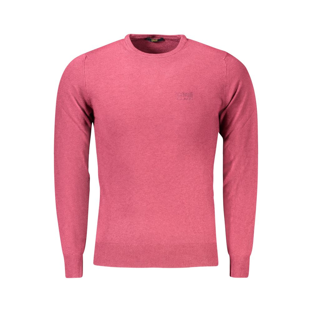 Pull Cavalli Class en viscose rouge pour homme