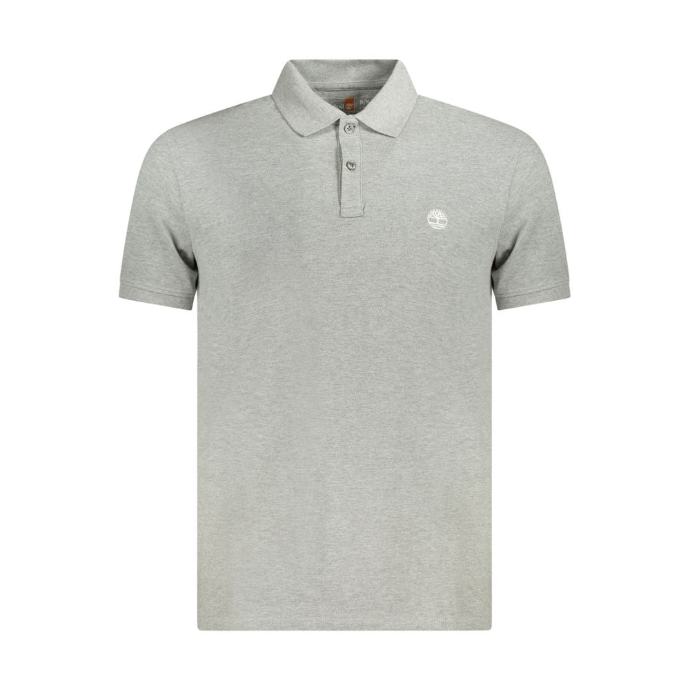 Graues Poloshirt aus Baumwolle von Timberland