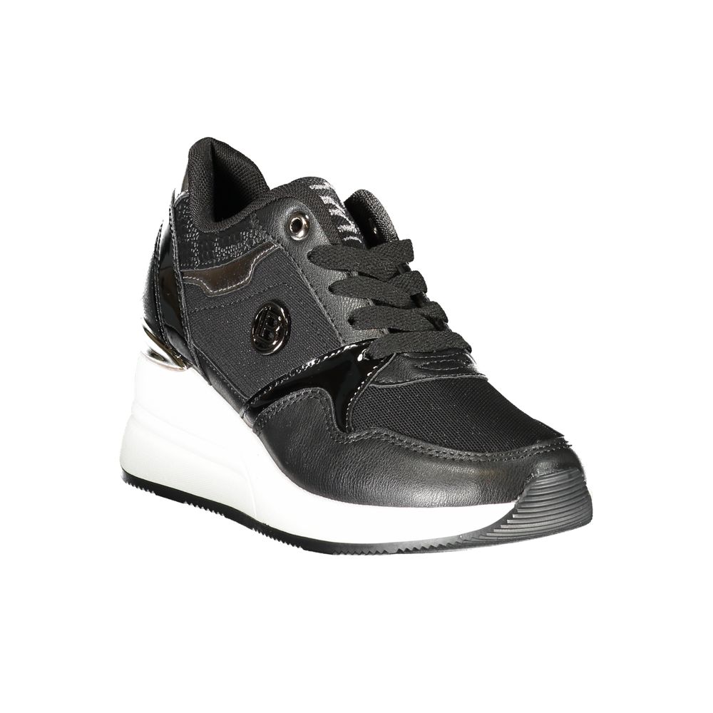 Laura Biagiotti Schwarze Synthetik-Damen-Sneaker