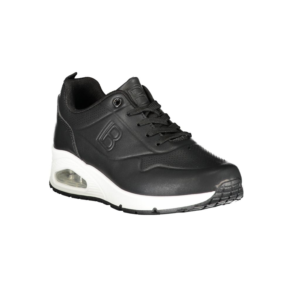 Laura Biagiotti Schwarzer Polyester Damen Sneaker