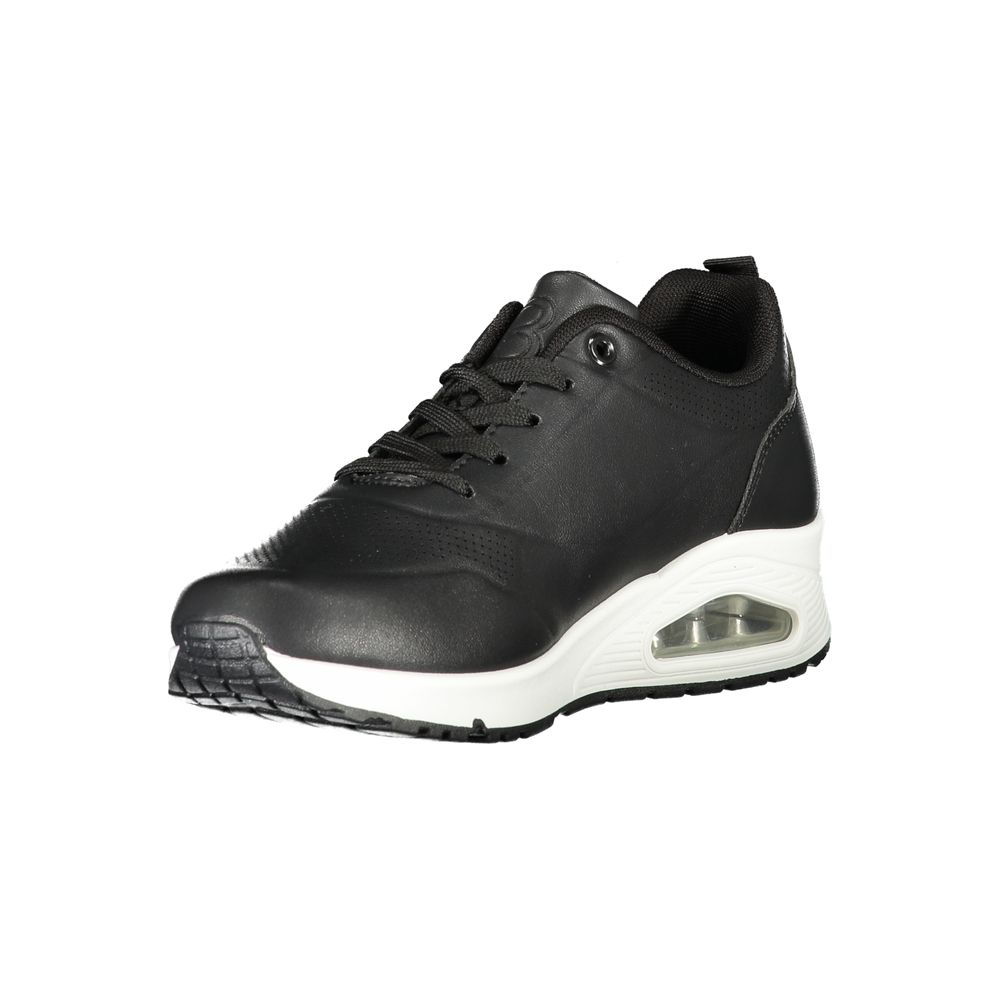 Laura Biagiotti Schwarzer Polyester Damen Sneaker