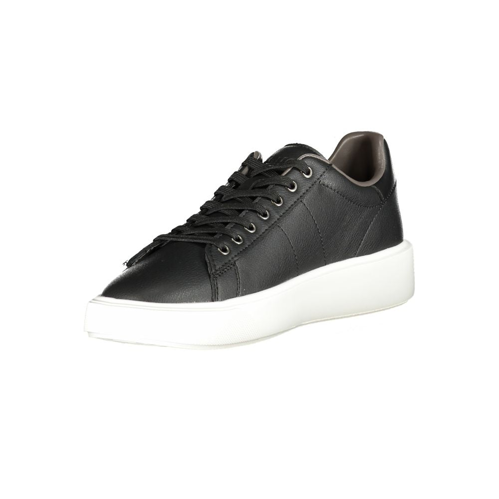 Baskets Blauer en cuir noir pour hommes