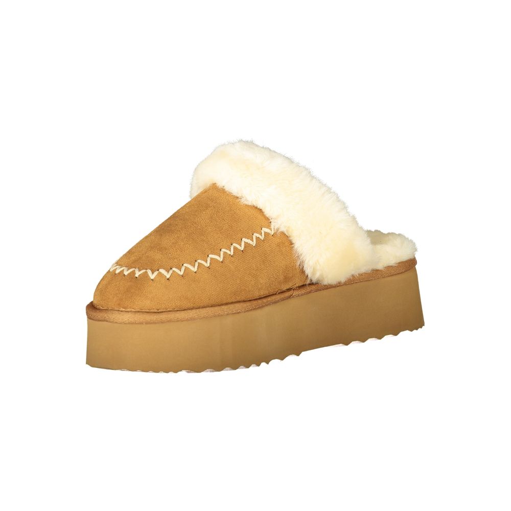 Laura Biagiotti Braune Polyester-Sandalen für Damen