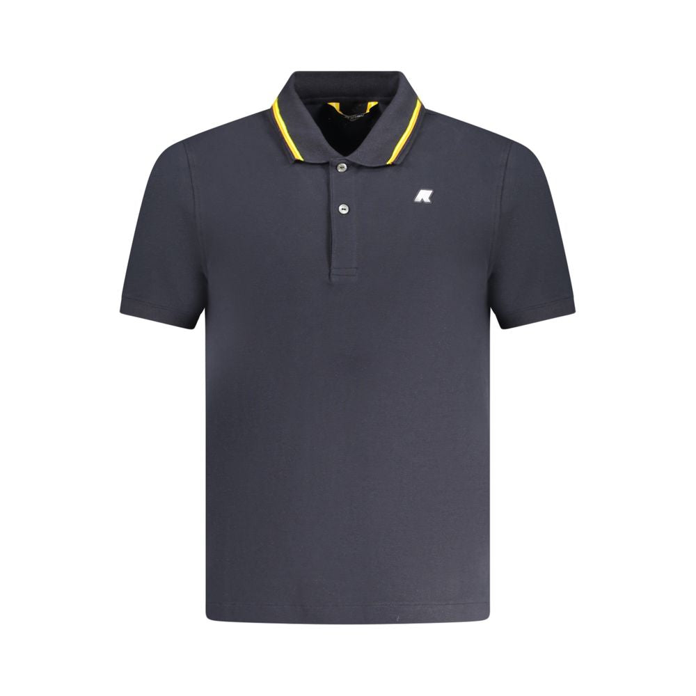 Polo en coton bleu K-WAY