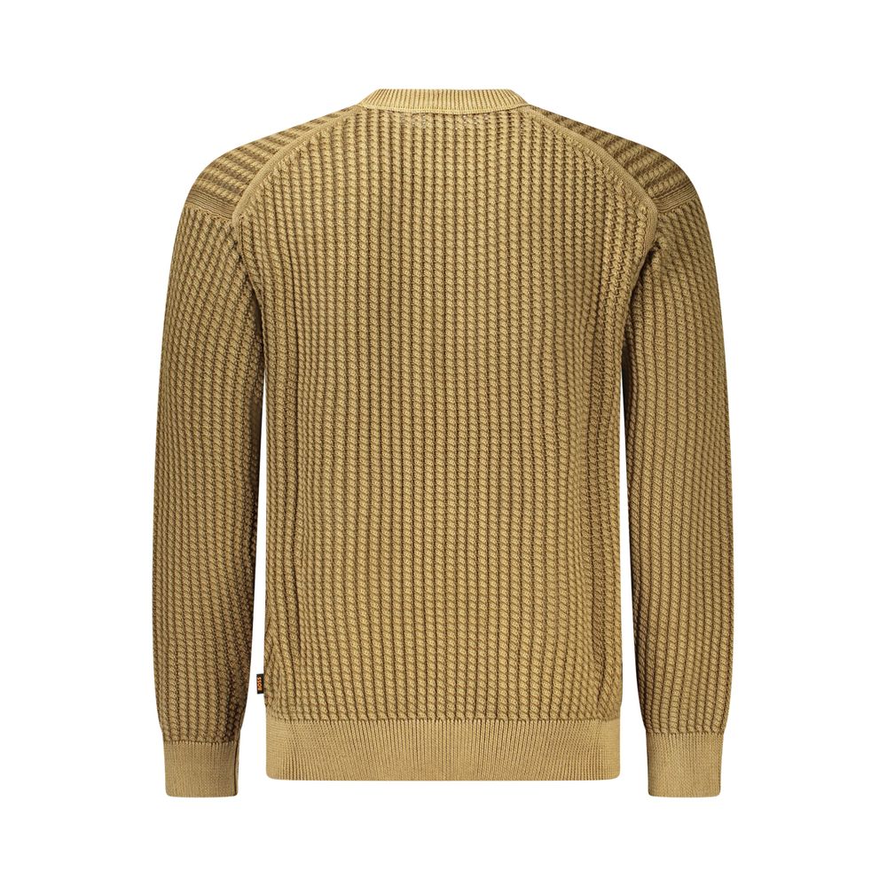 Pull en coton marron Hugo Boss pour homme