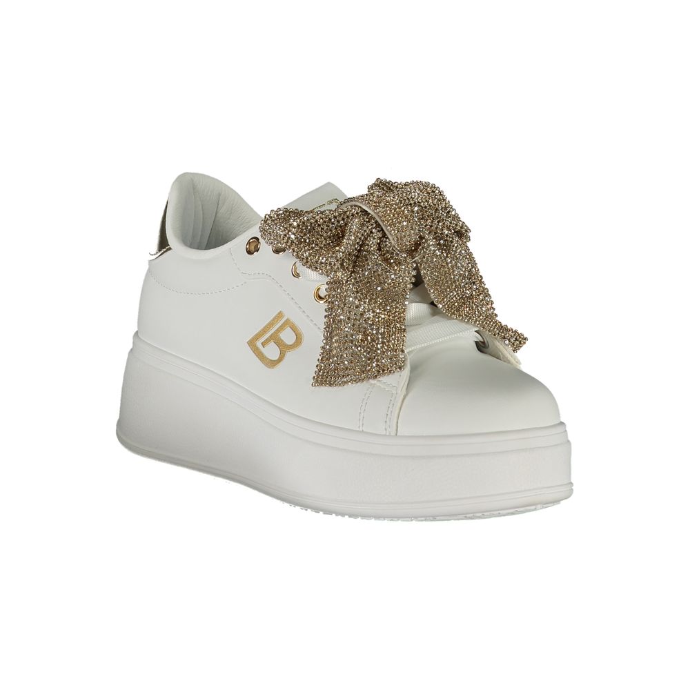 Laura Biagiotti Weiße Synthetik Damen Sneaker